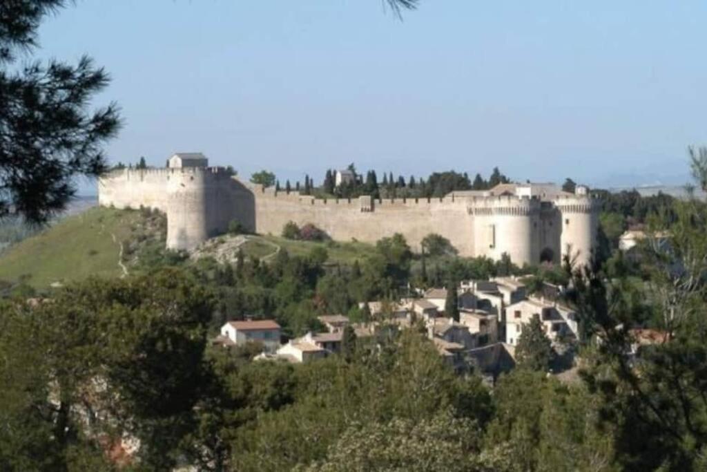 La Cigale - Vieux Village - Charmante Maisonnette Climatisee Avec Jardin Villeneuve-lès-Avignon Exterior foto